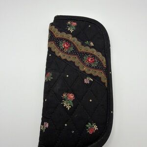 Vera Bradley Petit Point Double Eyeglass Soft Case VTG Retired Pattern Fall 97